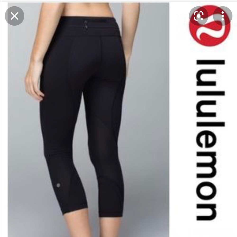 Lululemon run inspired crop leggings